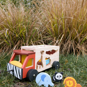 Shape Sorting Safari Truck