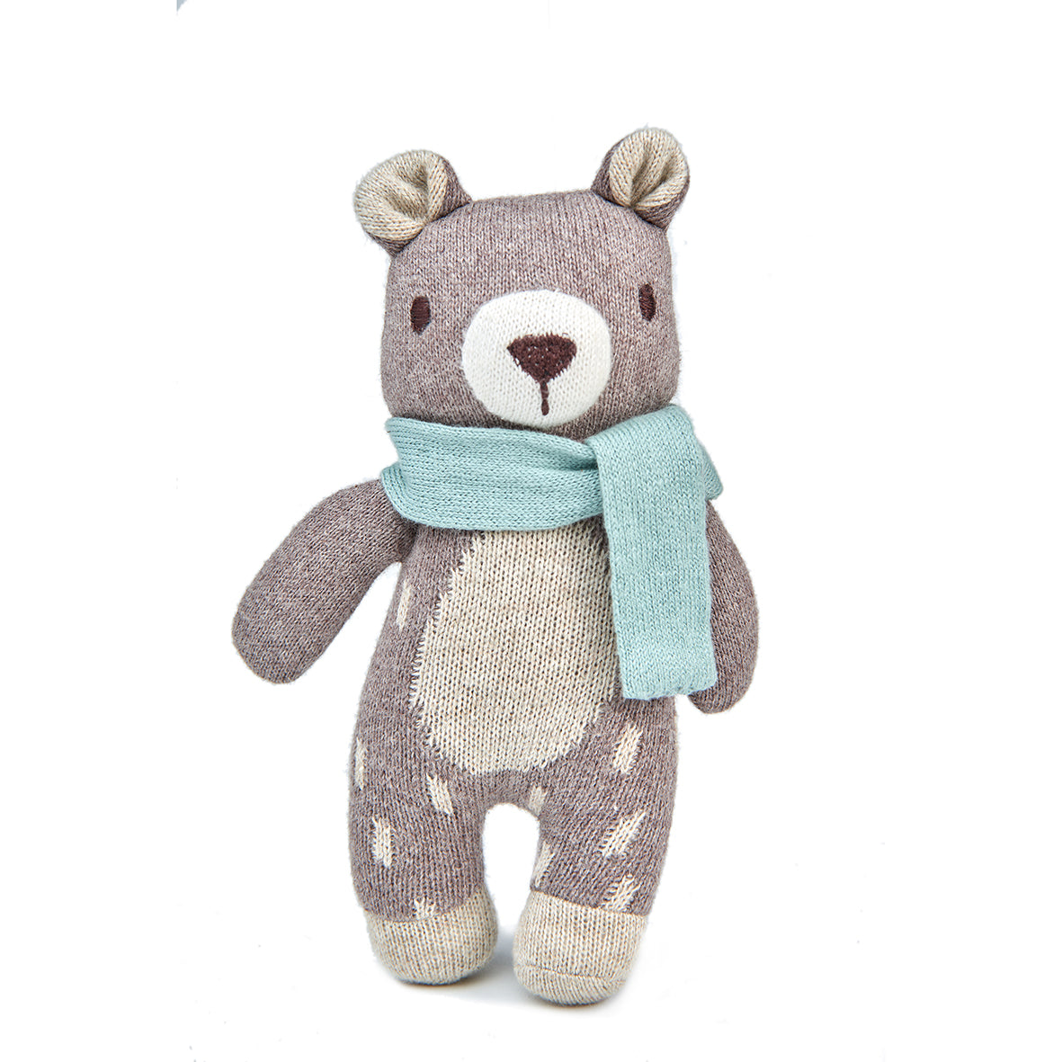 Fred The Bear Knitted Toy + Gift Box