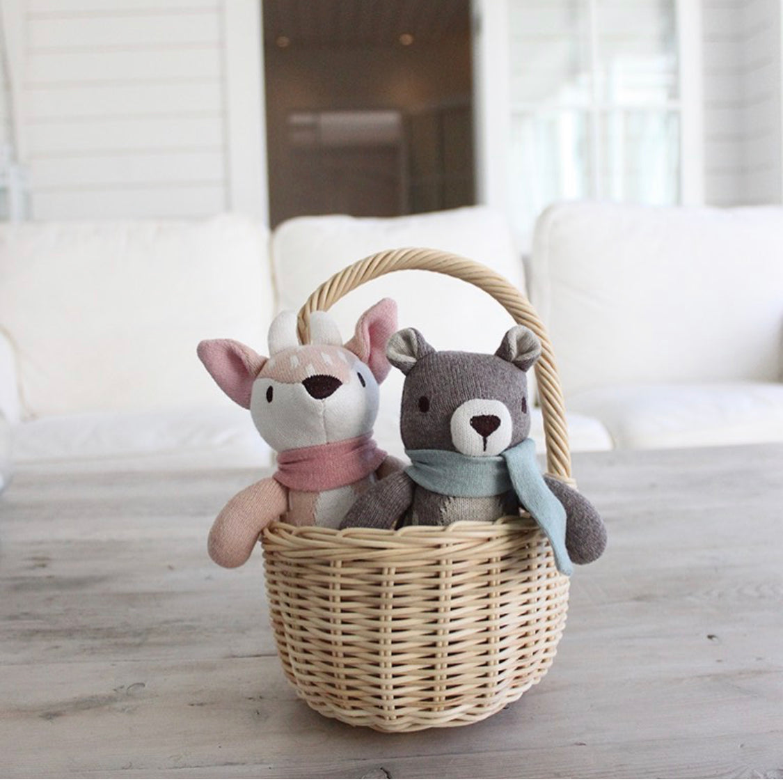 Fred The Bear Knitted Toy + Gift Box