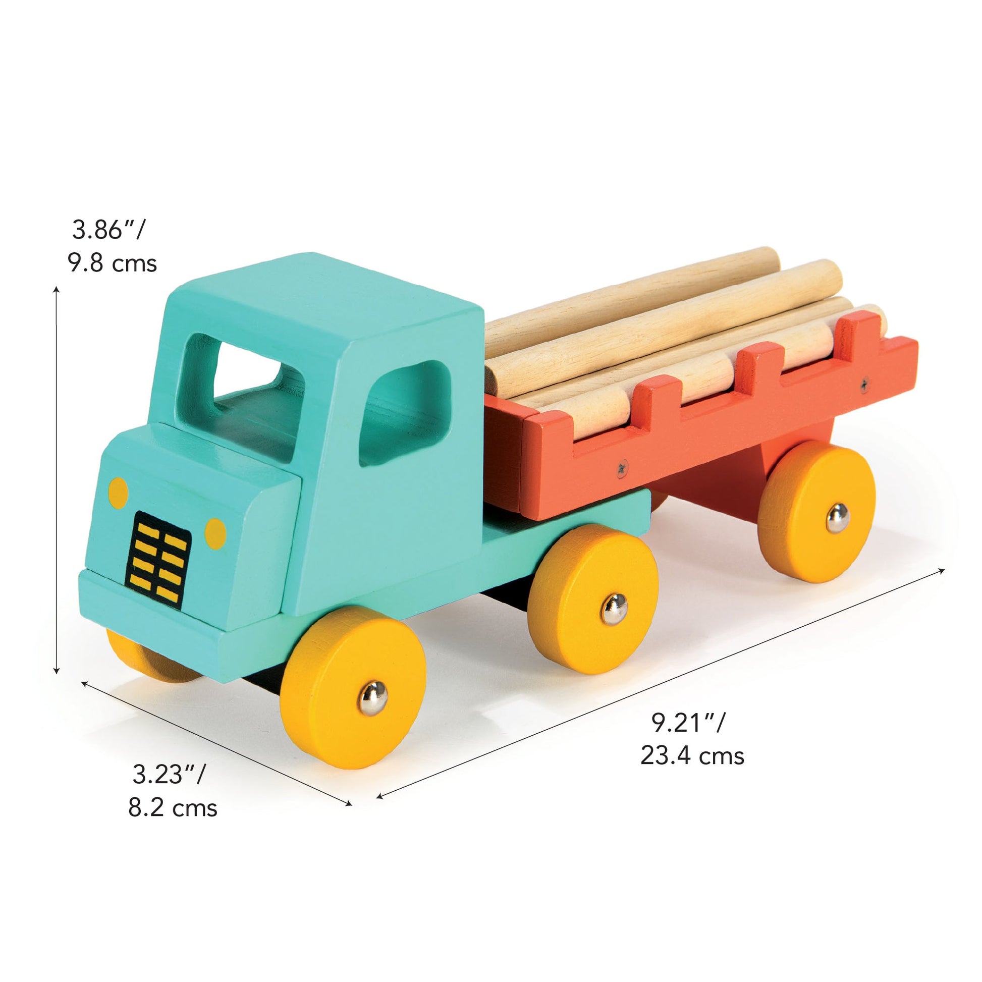Teal Timber Truck