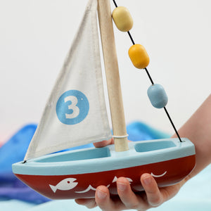 Wooden Sailing Boat