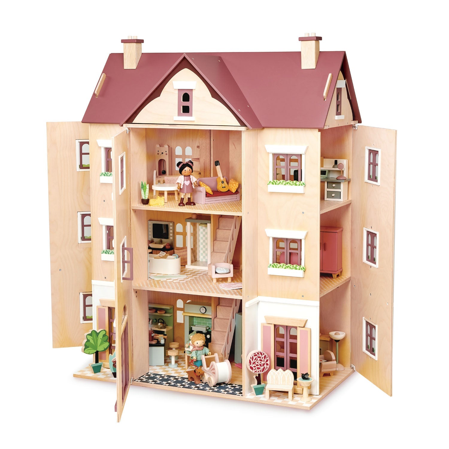Fantail Hall Bundle (Fantail Hall, 4 Goodwood characters, 6 Room Sets, Wall Decor)