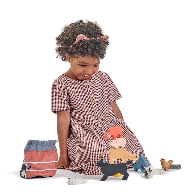 Farmyard Stacker & Farmyard Rag Book Bundle
