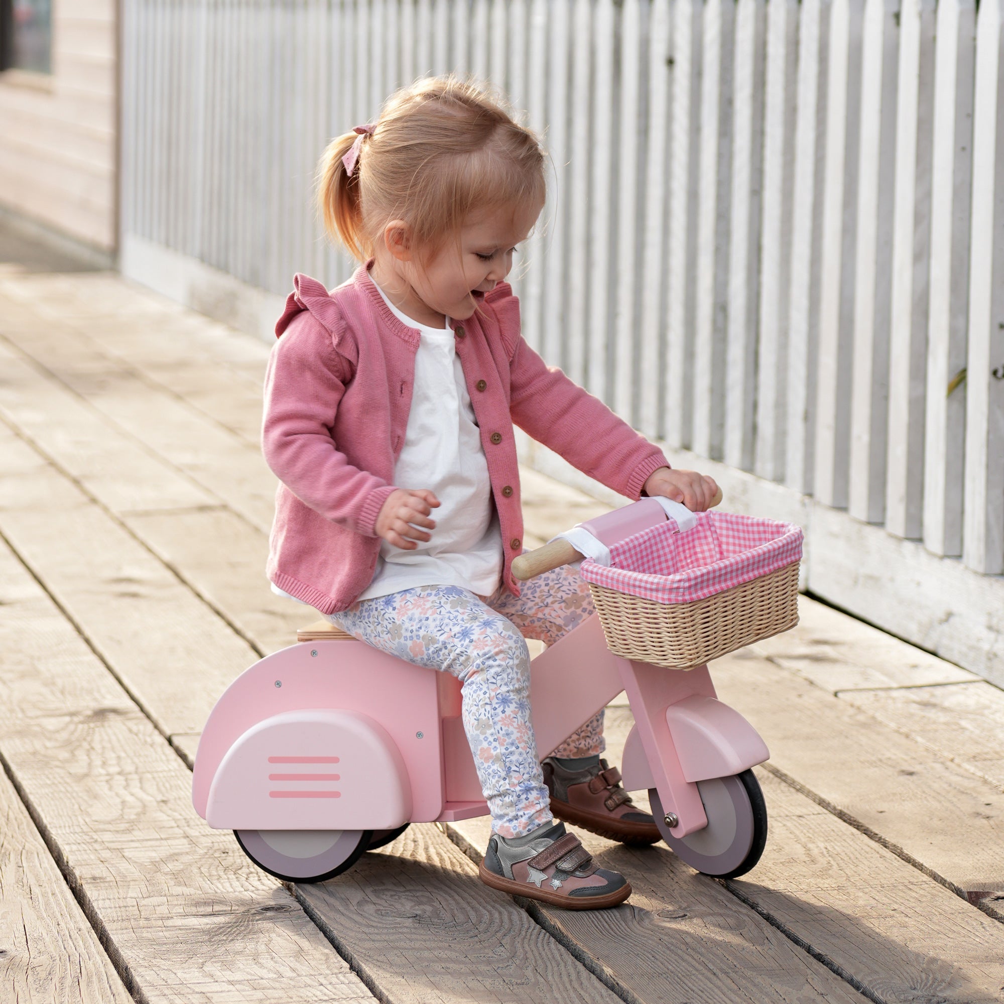 Scooter With Basket
