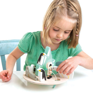 Balancing Polar Toy & Snowy Activity Book Bundle
