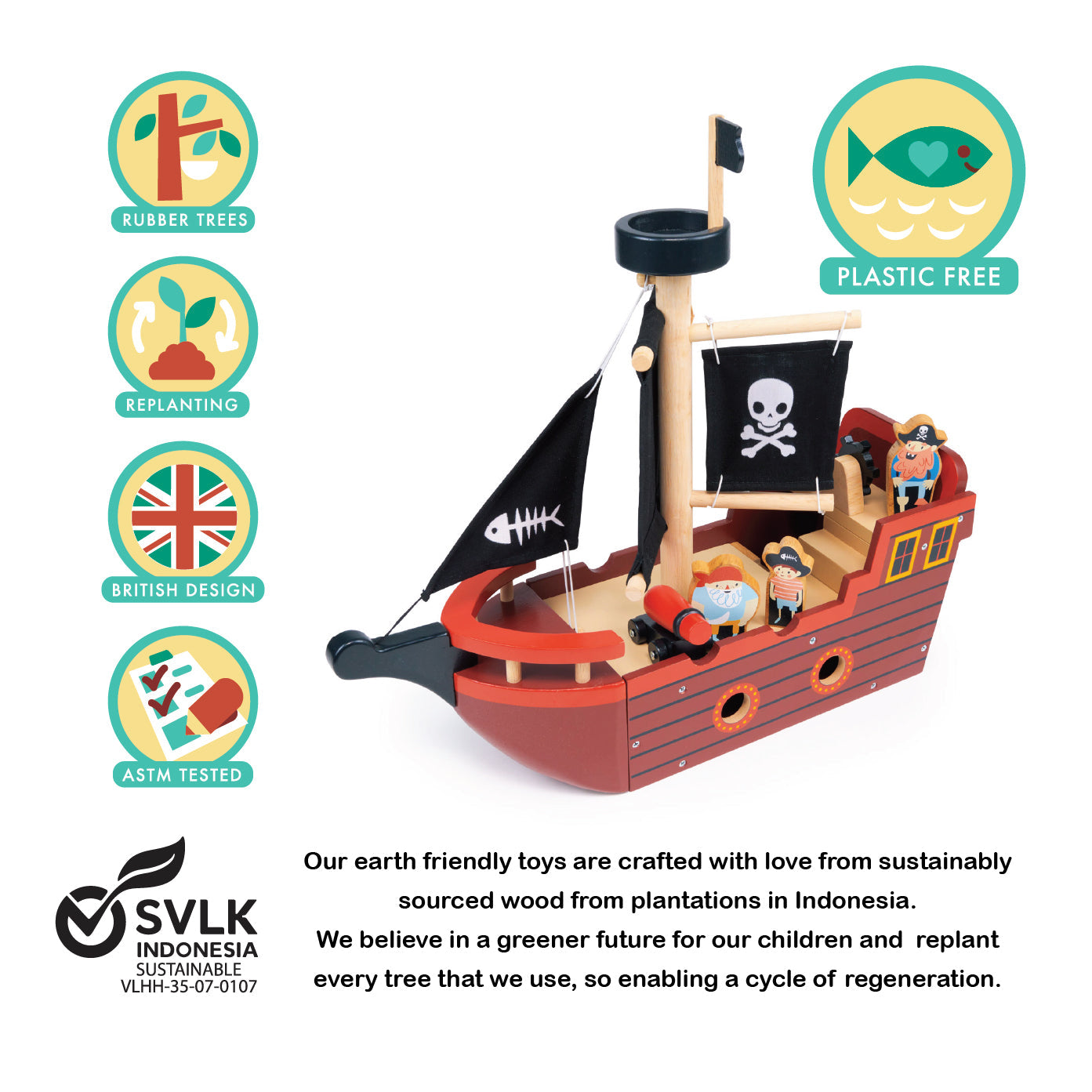 Fishbones Pirate Ship