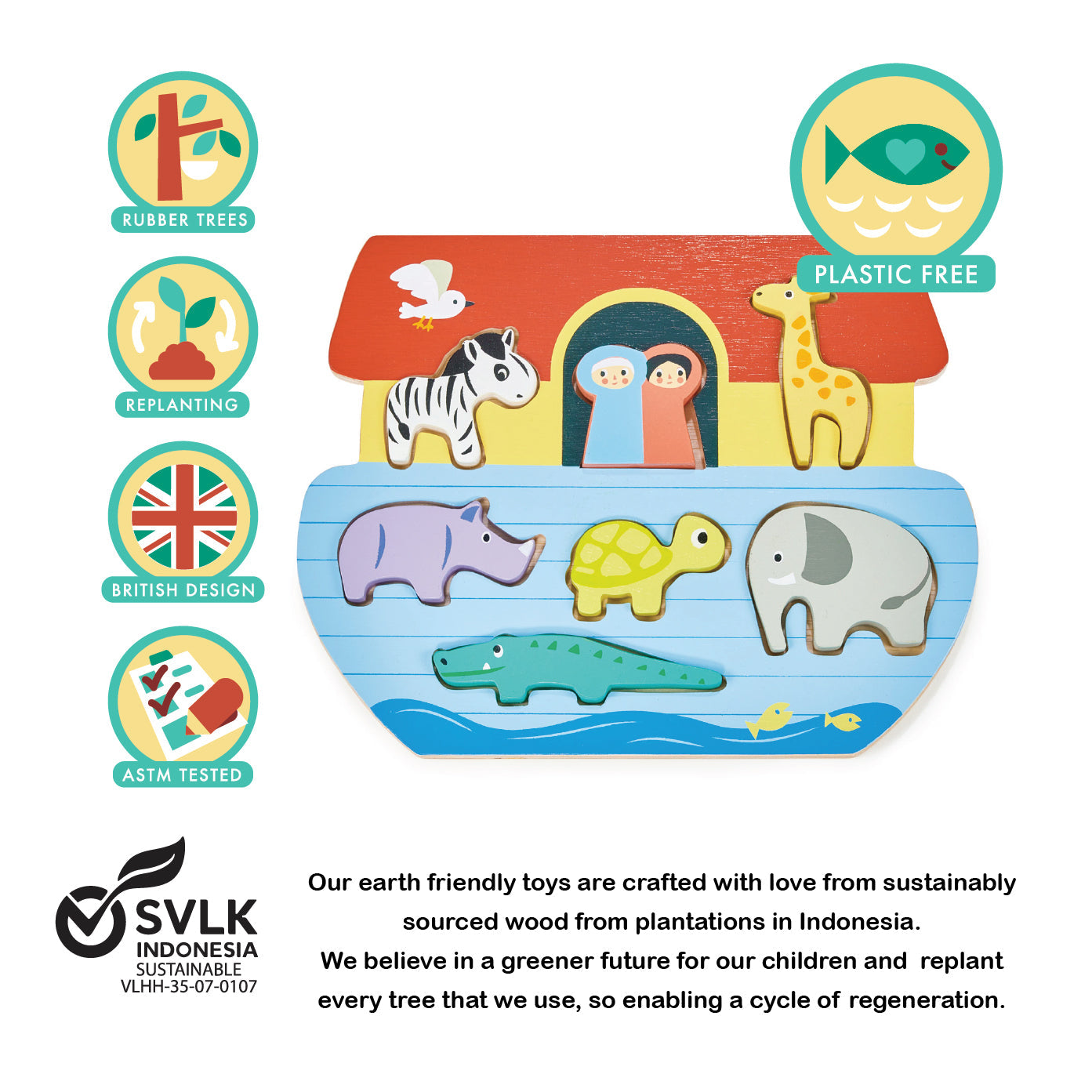 Shape Sorting Ark Tray